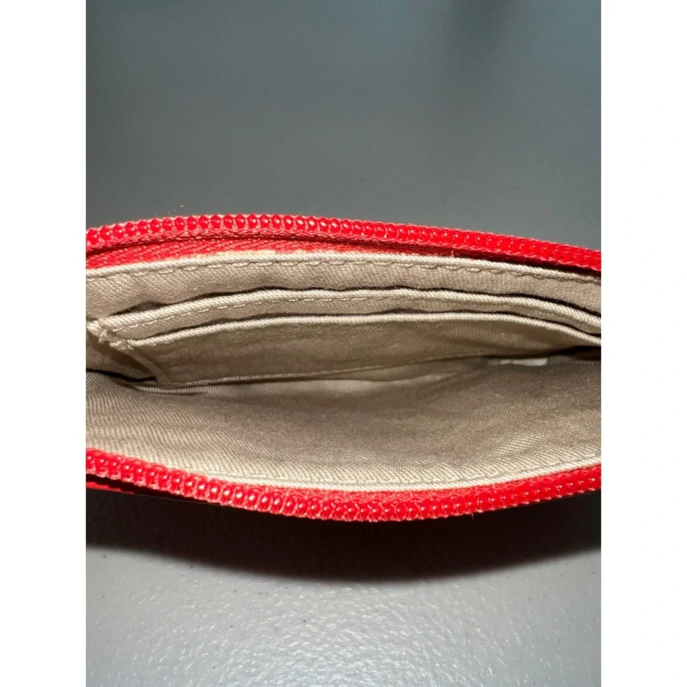 Coach Leather Zip‎ Wristlet Purse Bag